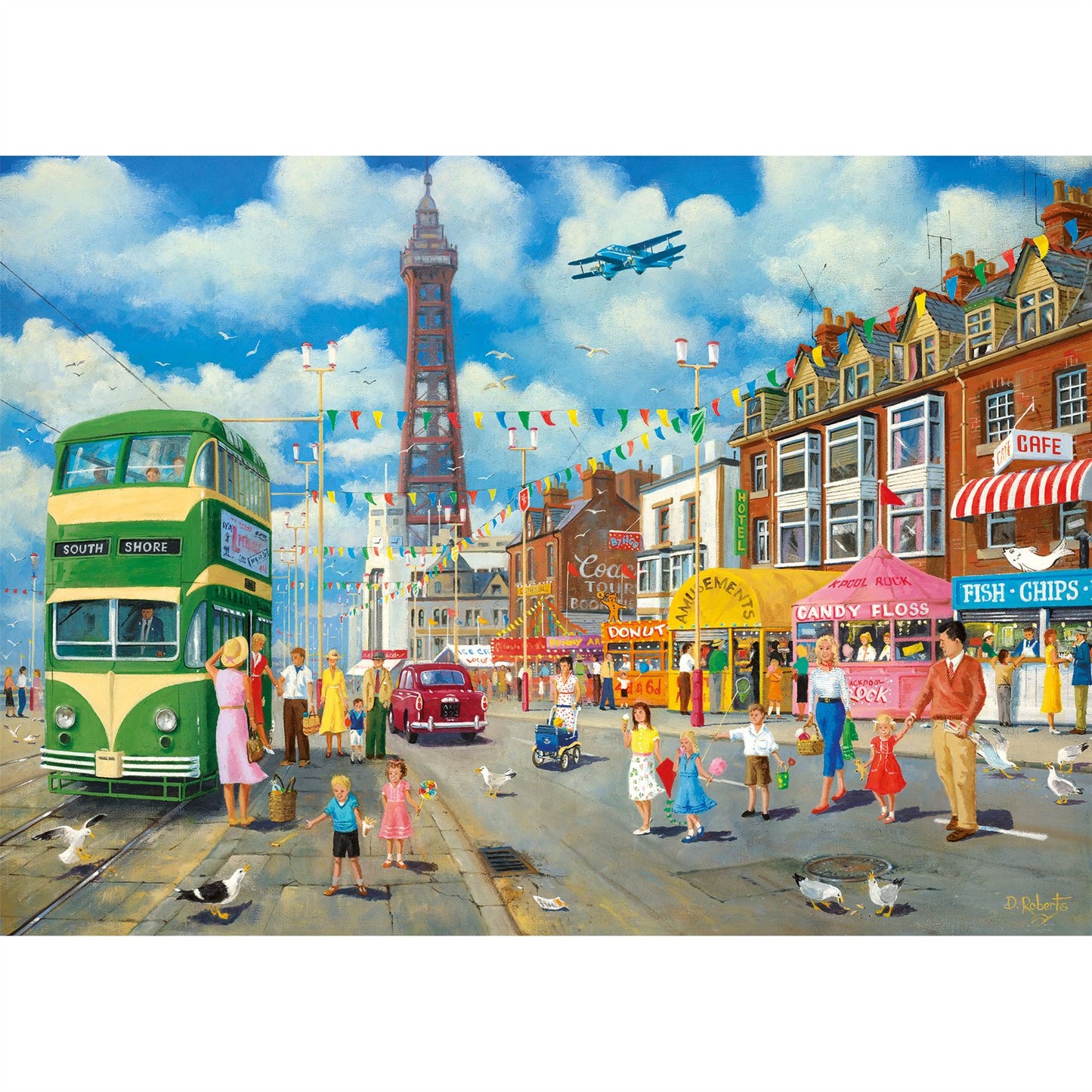 Blackpool Promenade 1000 Piece Jigsaw Puzzle
