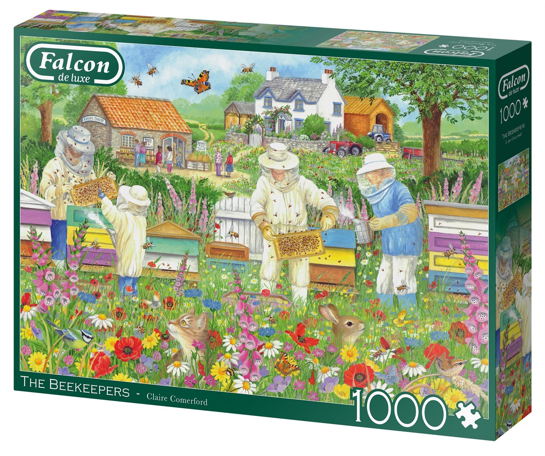 The Beekeepers 1000 Piece Jigsaw Puzzle box 2