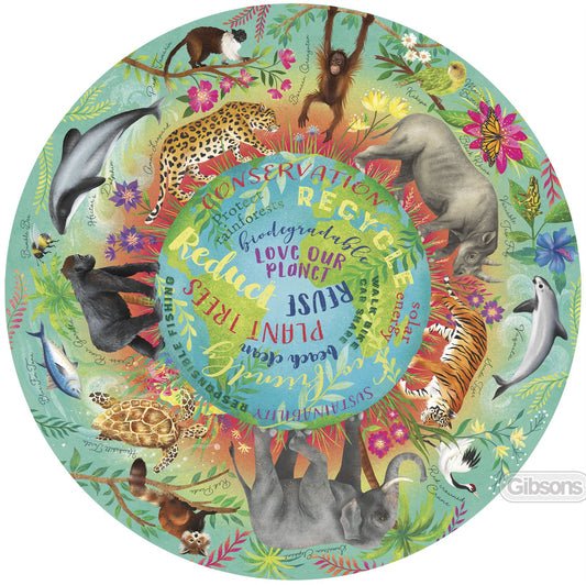 There is no Planet B 500 Piece Circular Jigsaw Puzzle