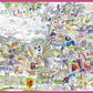 Map of Somerset - Tim Bulmer 1000 Piece Jigsaw Puzzle