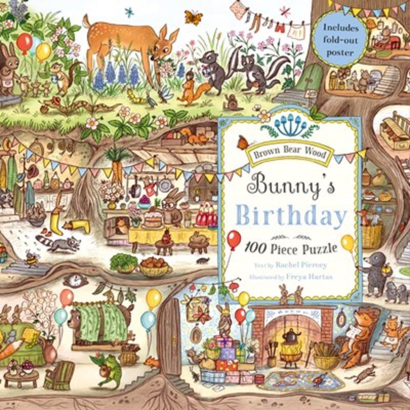 Bunny's Birthday Puzzle : A Magical Woodland 100-piece Puzzle