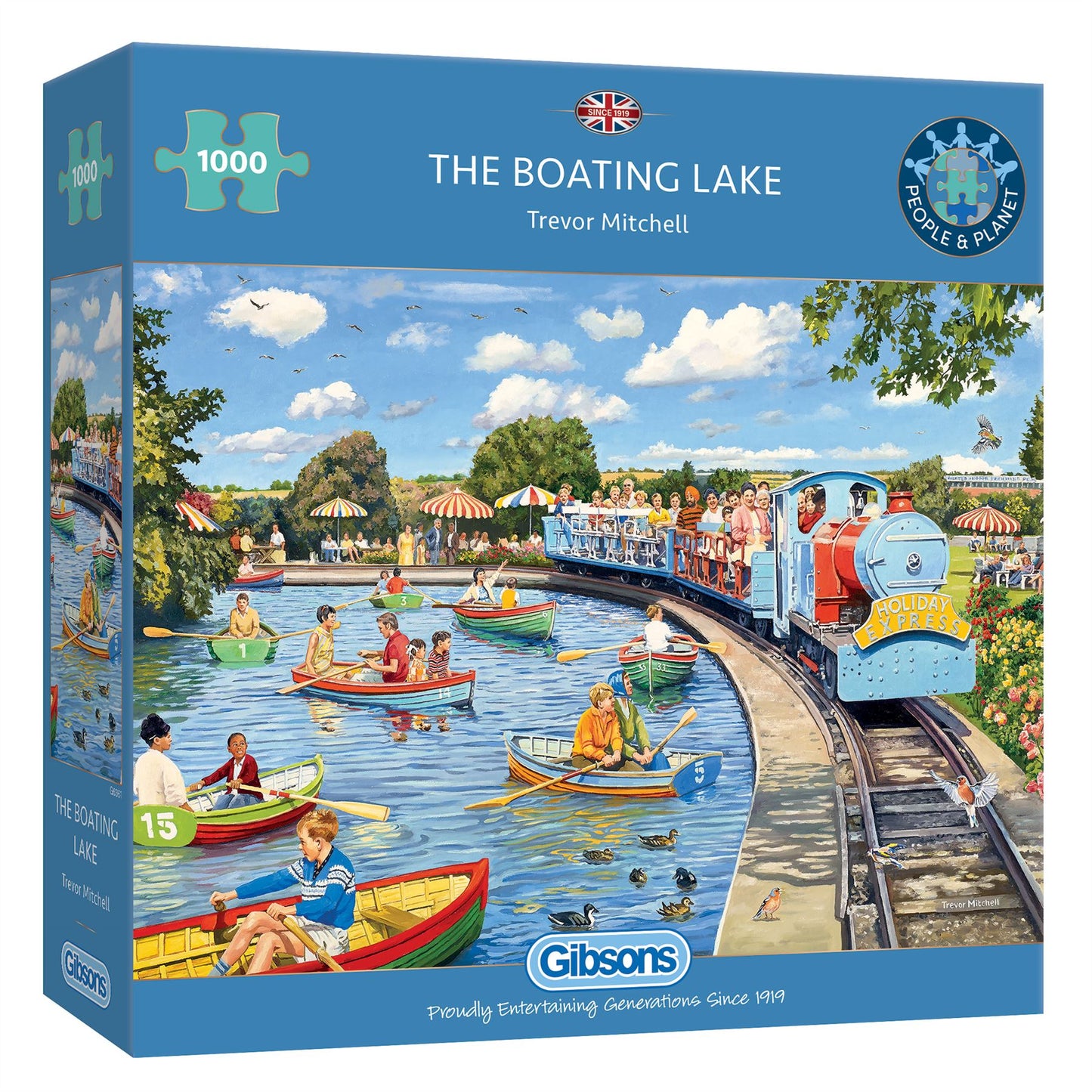 The Boating Lake 1000 Piece Jigsaw Puzzle Gibsons