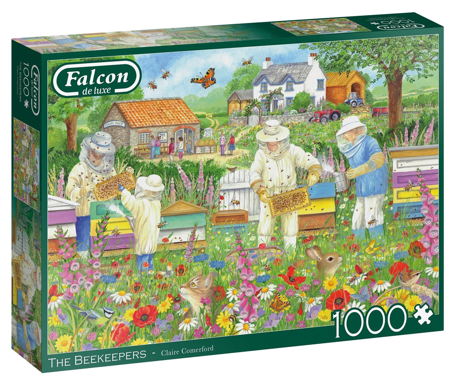 The Beekeepers 1000 Piece Jigsaw Puzzle box 1