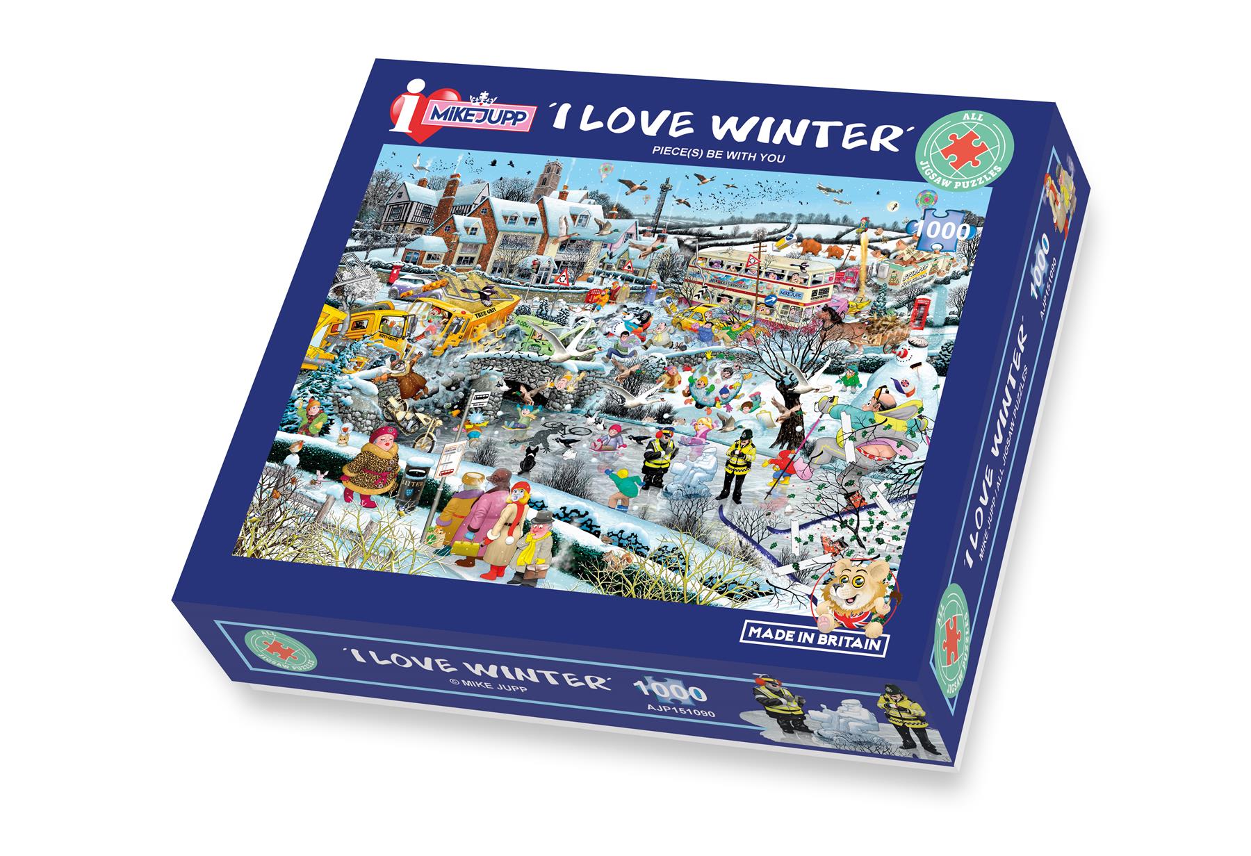 Mike Jupp I Love Winter 1000 Piece Jigsaw Puzzle