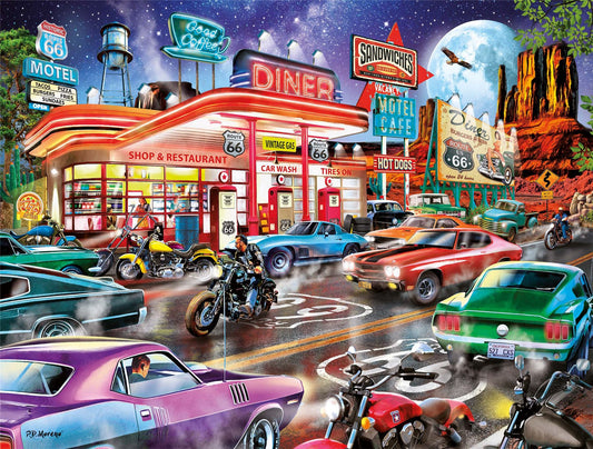 All American Diner 1000 Piece Jigsaw Puzzle