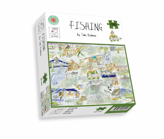 Fishing - Tim Bulmer 1000 Piece Jigsaw Puzzle box