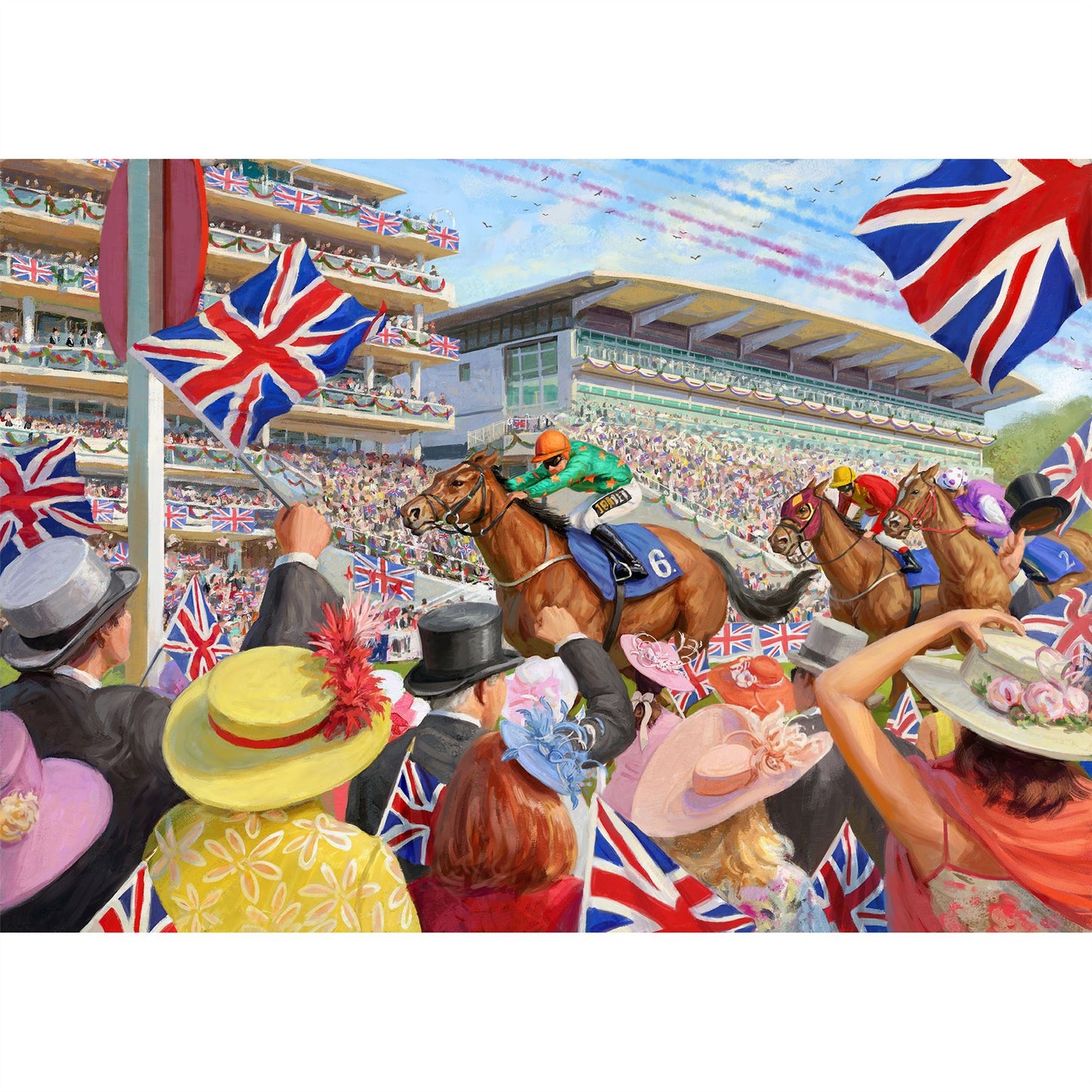 Royal Celebrations 4 x 500 Piece Jigsaw Puzzle Set