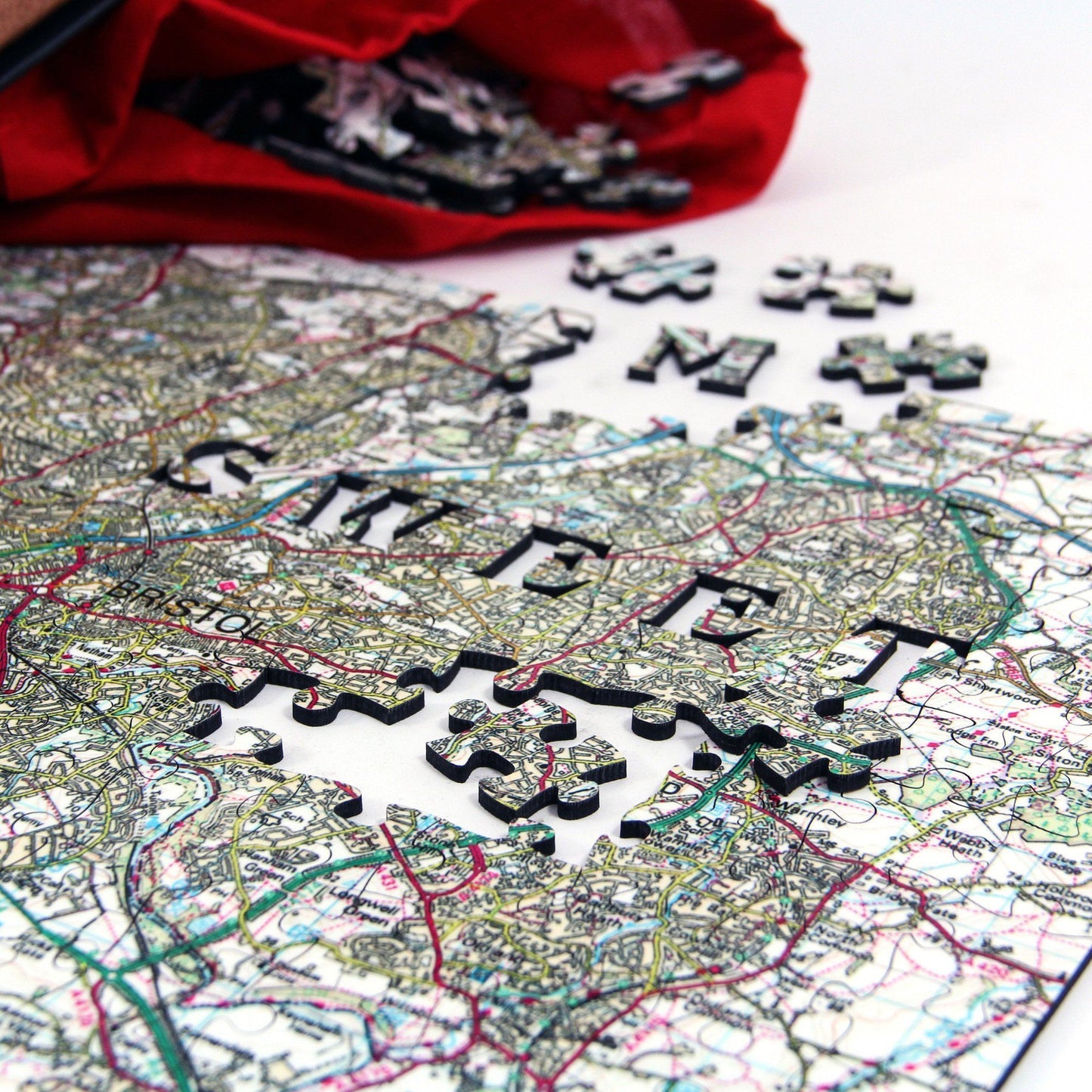 Personalised Jigsaw - Personalised Wooden Map Jigsaw