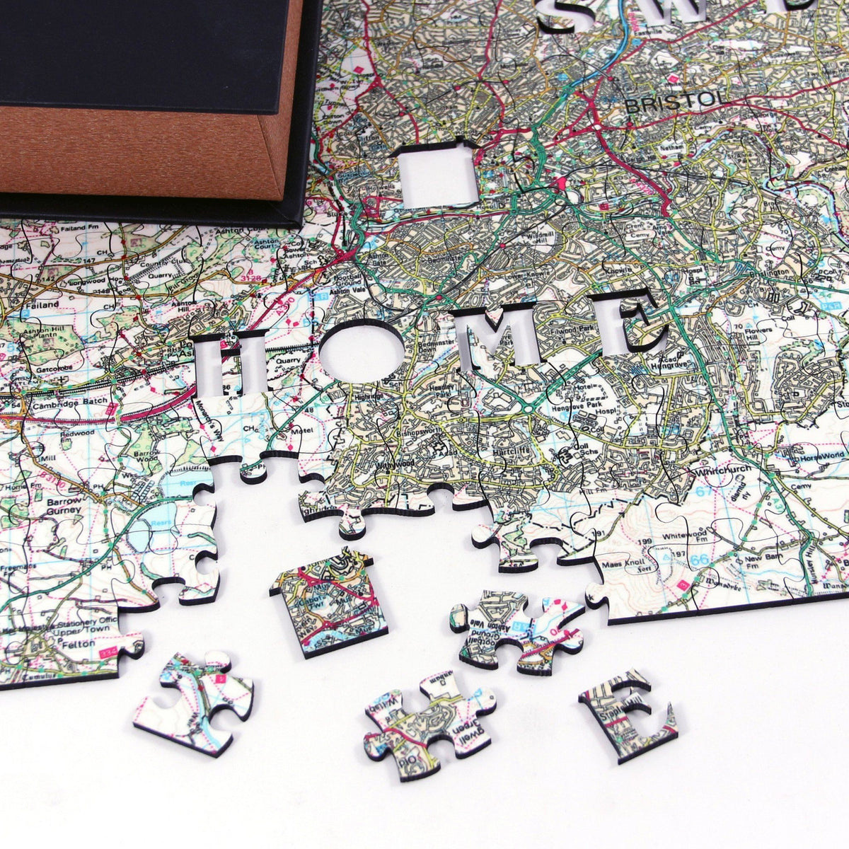 Personalised Jigsaw - Personalised Wooden Map Jigsaw