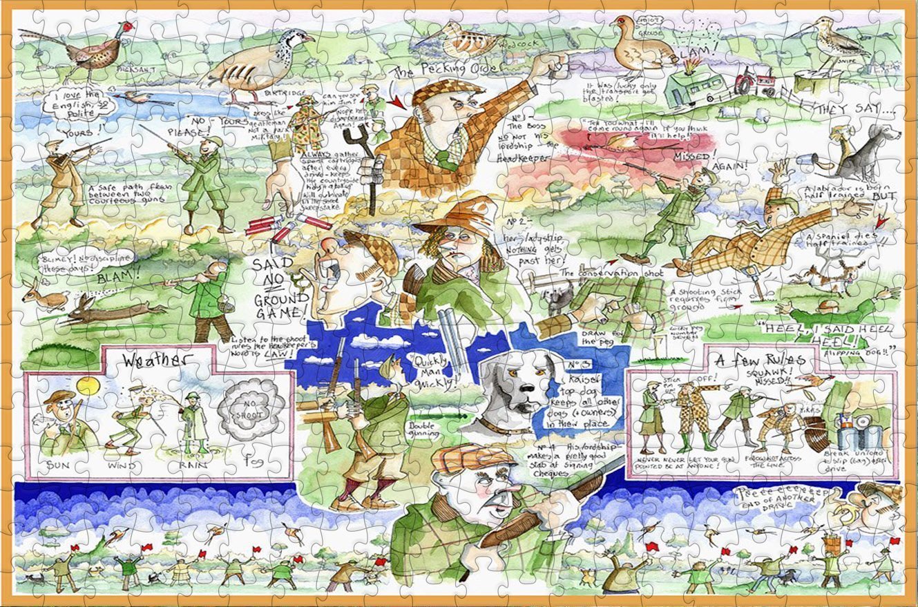 Shooting - Tim Bulmer - 300 Piece Wooden Jigsaw Puzzle